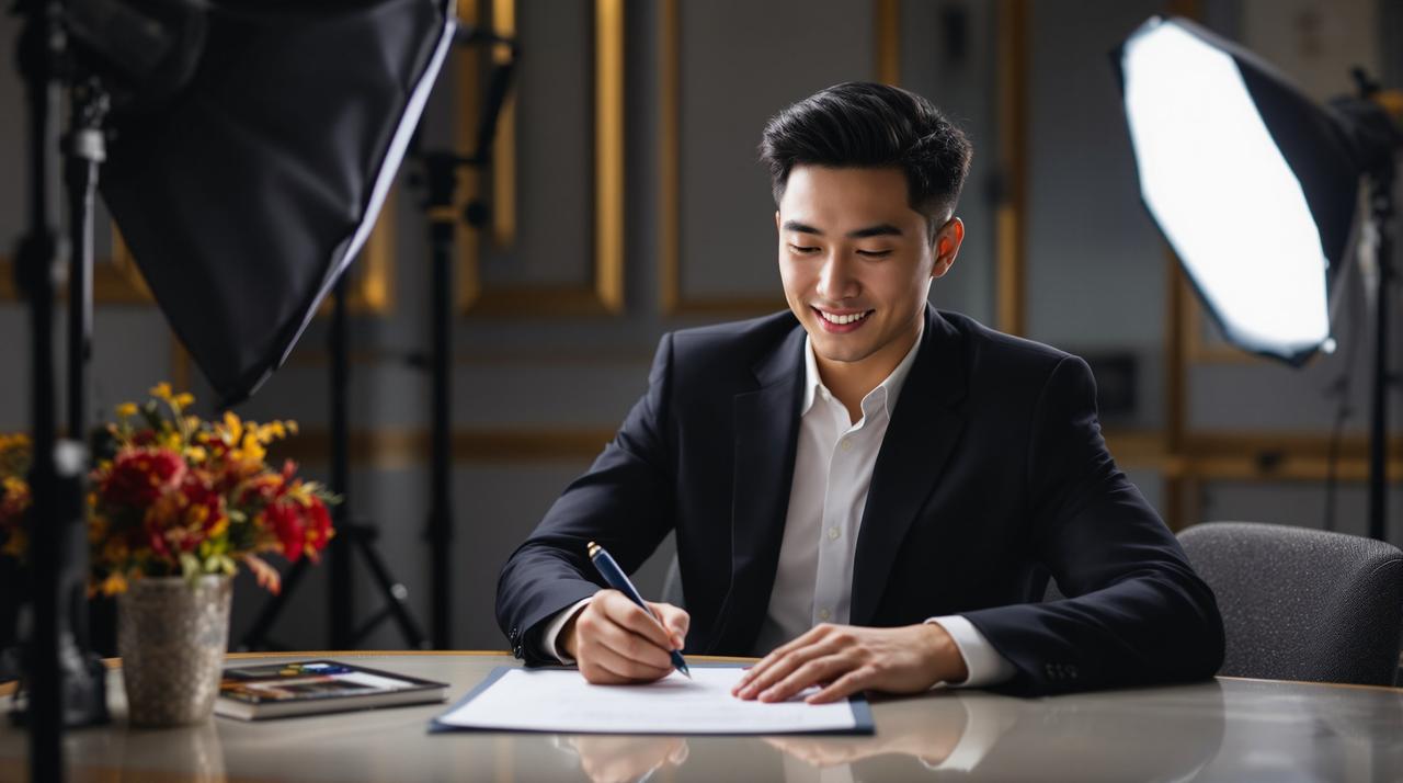 新生代演员苏晨正式签约私人影院,开启全新艺术征程